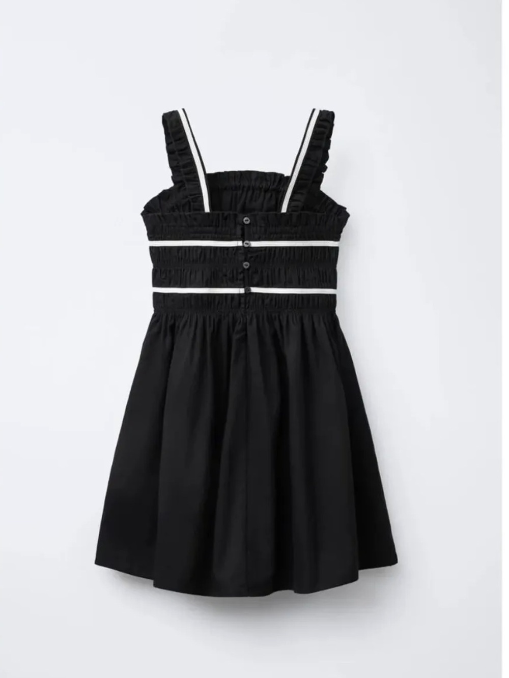 Zara Contrast Piping Bow Dress - Picture 3 of 3